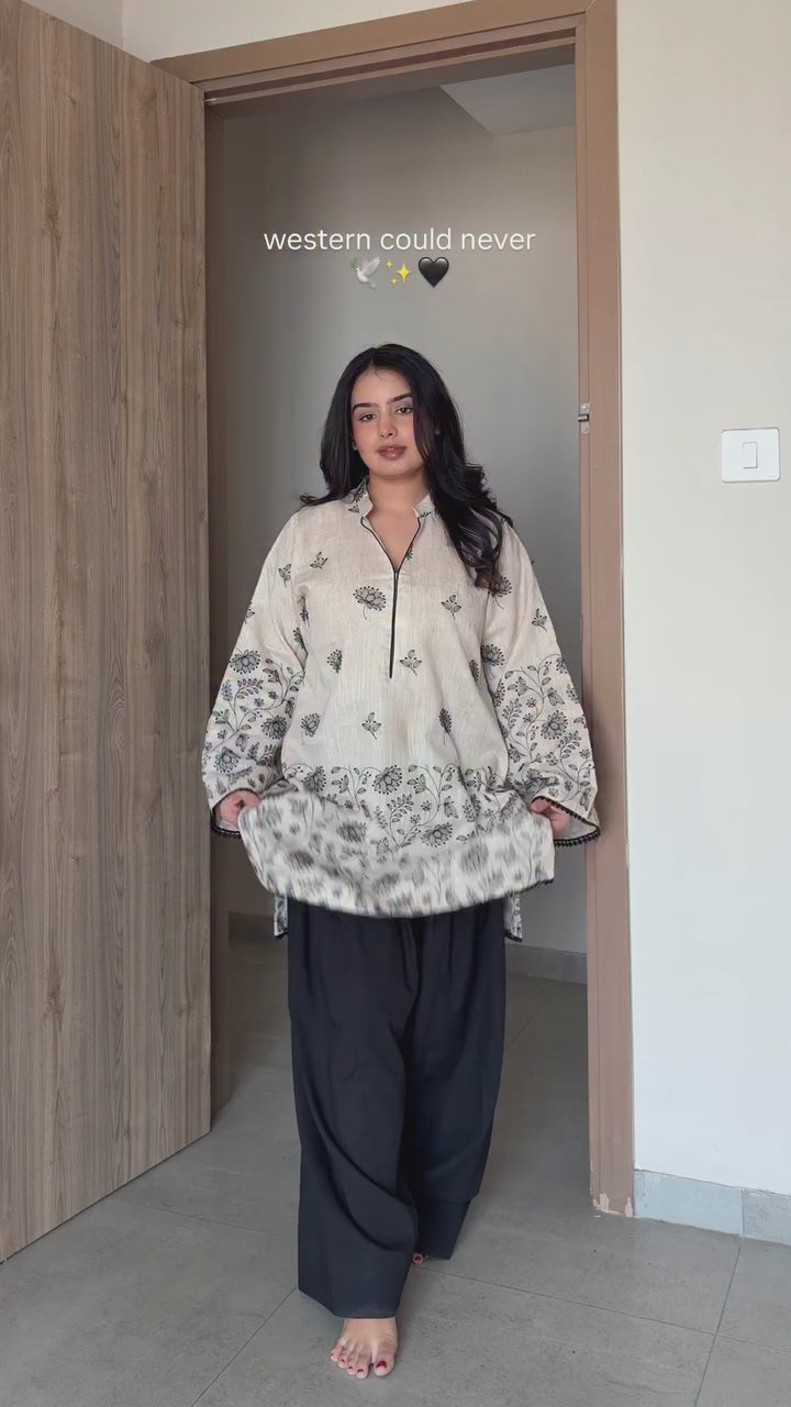 Black and White Co Ord Set